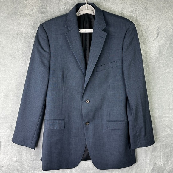 Lauren Ralph Lauren Other - Lauren Ralph Lauren‎ Suit Jacket Mens 44L Gray 100% Wool Trim Fit Blazer